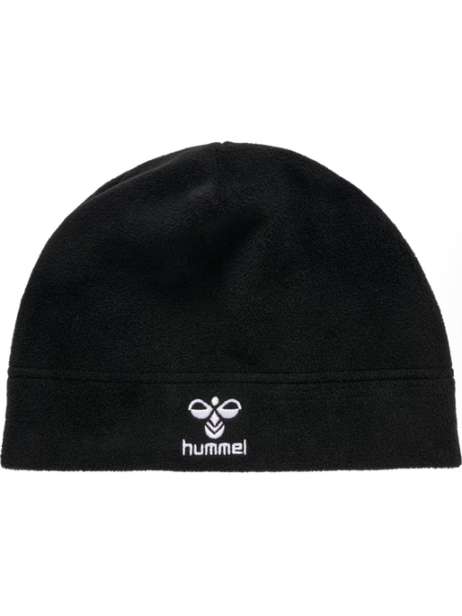 hmlFLEECE BEANIE, BLACK, packshot