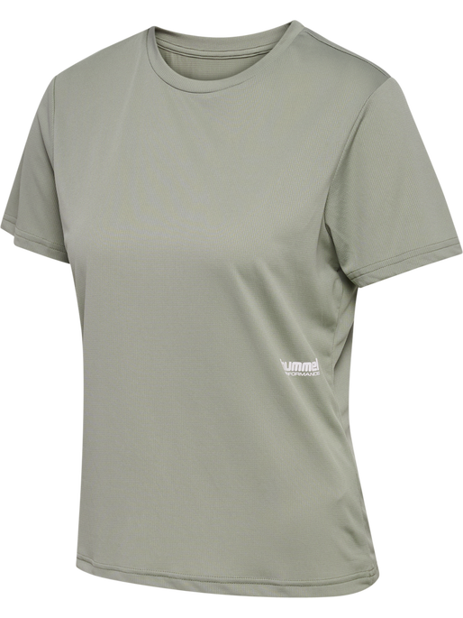 hmlPULSE WORKOUT W T-SHIRT S/S, SEAGRASS, packshot