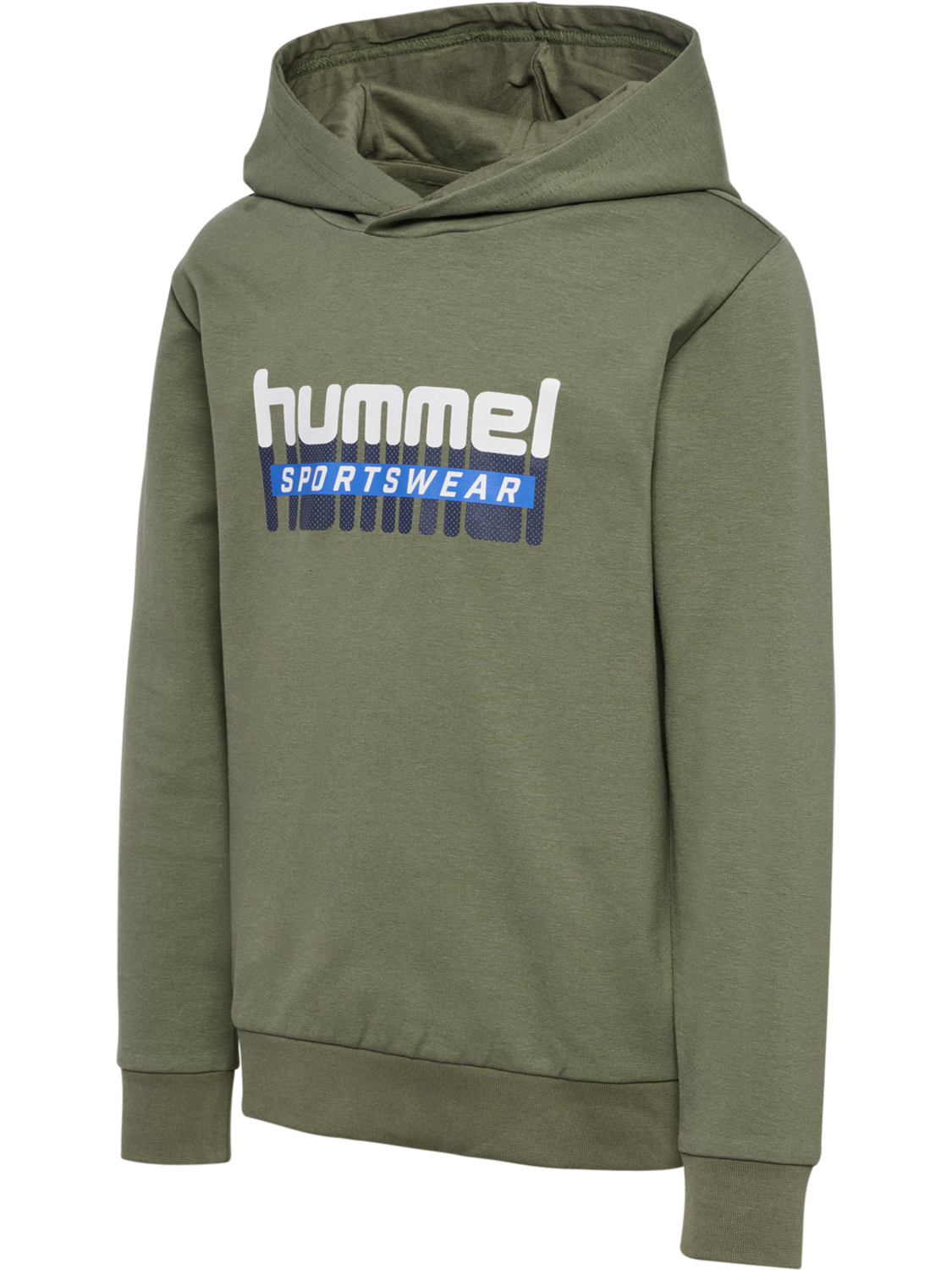 hmlTUKAS HOODIE, DUSTY OLIVE, packshot
