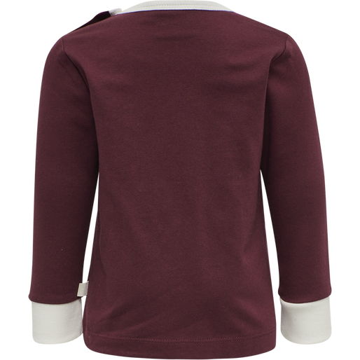 hmlMAUILINO T-SHIRT L/S, CHOCOLATE TRUFFLE, packshot