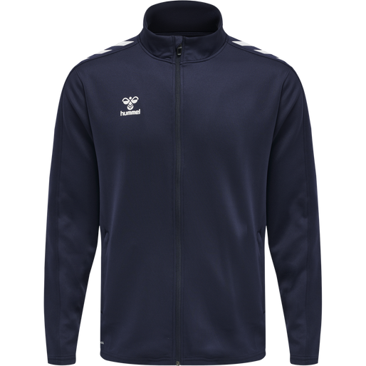hmlCORE XK POLY ZIP SWEAT, MARINE hmlCORE XK POLY ZIP SWEAT, MARINE, packshot