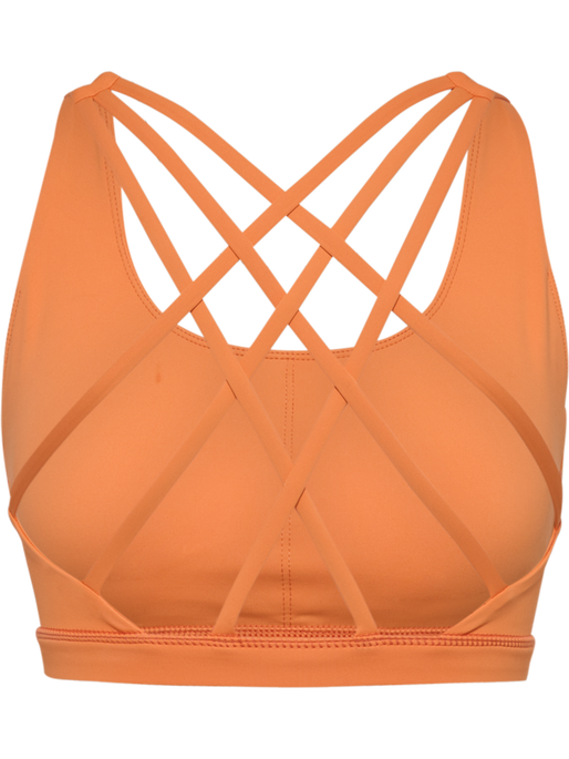 hmlFAST IMPACT STRAP BRA, DUSTY ORANGE hmlFAST IMPACT STRAP BRA, DUSTY ORANGE, packshot