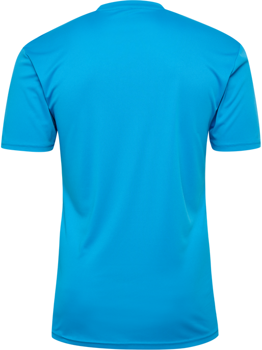 hmlLOGO JERSEY S/S, DIVA BLUE, packshot