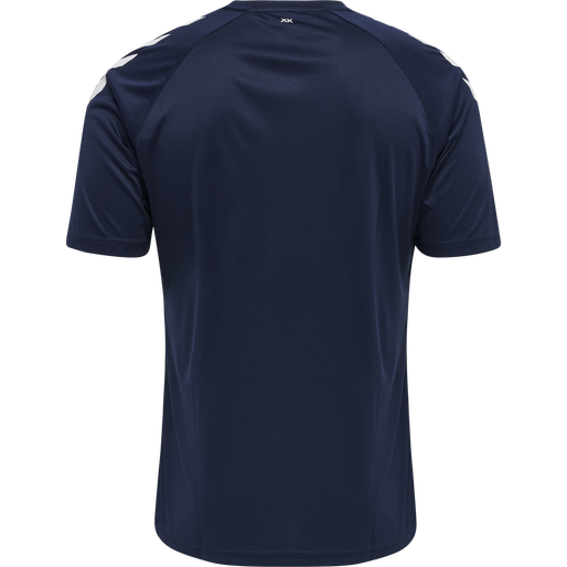 hmlCORE XK CORE POLY T-SHIRT S/S, MARINE hmlCORE XK CORE POLY T-SHIRT S/S, MARINE, packshot