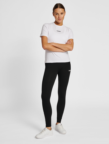 hmlLGC SCARLETT T-SHIRT, WHITE, model