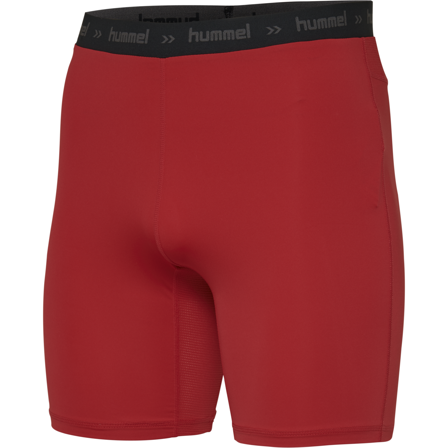 HML FIRST PERFORMANCE TIGHT SHORTS, TRUE RED, packshot