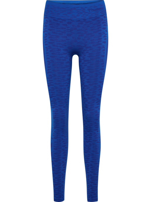 hmlMT LEO SEAMLESS MW TIGHTS, OLYMPIAN BLUE/SODALITE BLUE ME, packshot
