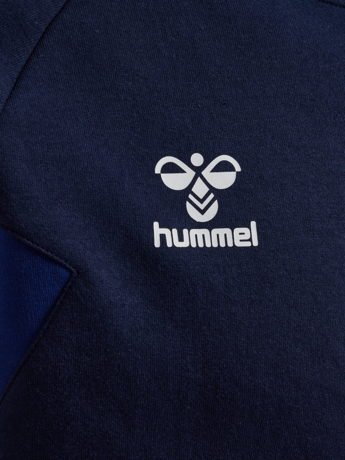 hmlTRAVEL ZIP HOODIE, MARINE, packshot