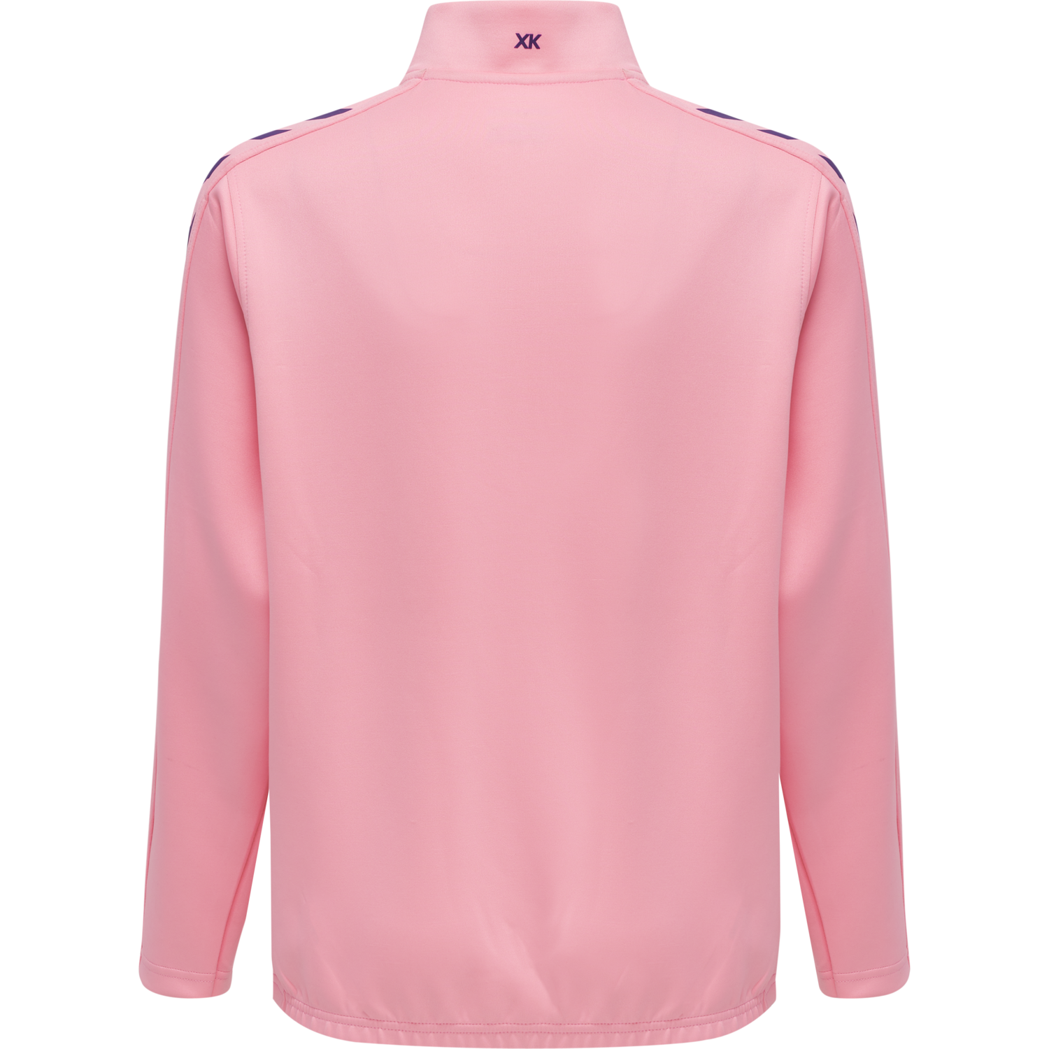 hmlCORE XK HALF ZIP POLY SWEAT KIDS, COTTON CANDY, packshot