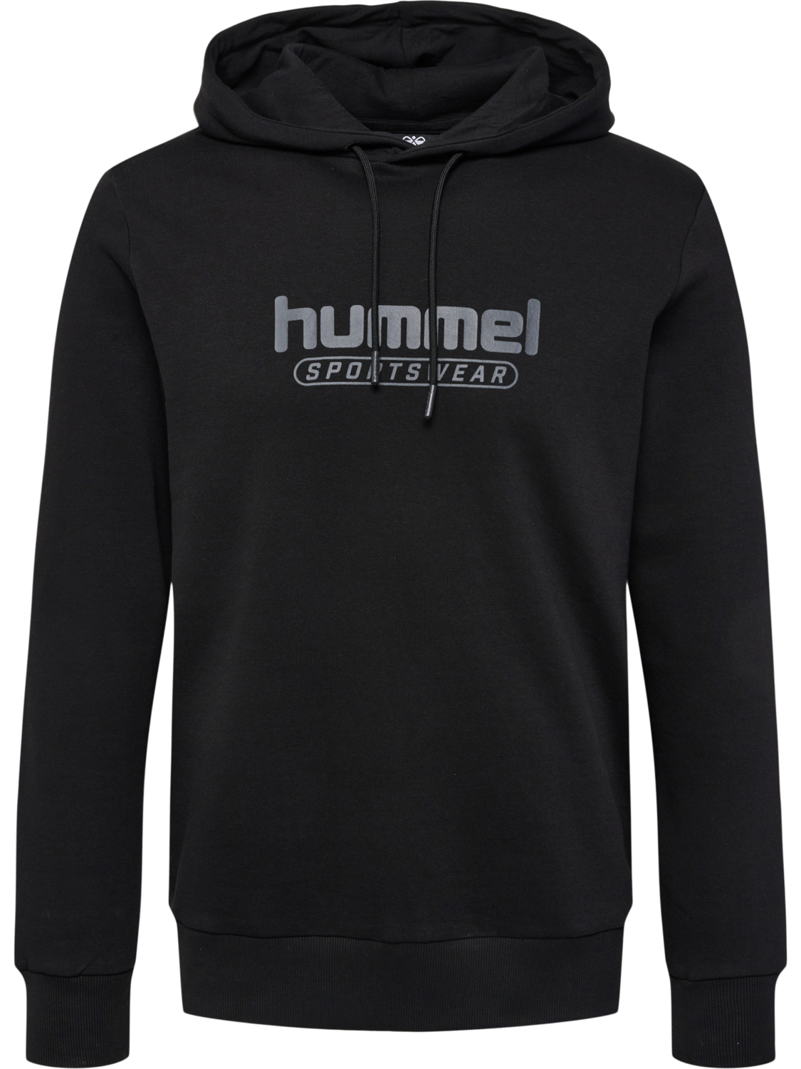 hmlBOOSTER HOODIE, BLACK, packshot