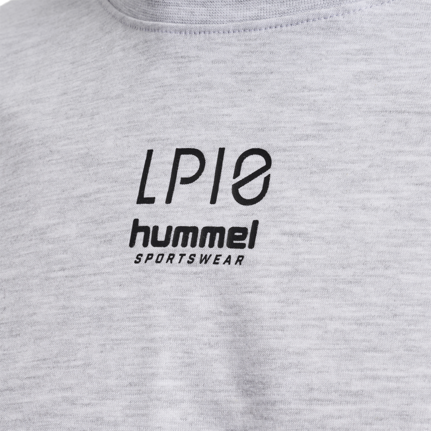 hmlLP10 BOXY T-SHIRT, LIGHT GREY MELANGE, packshot