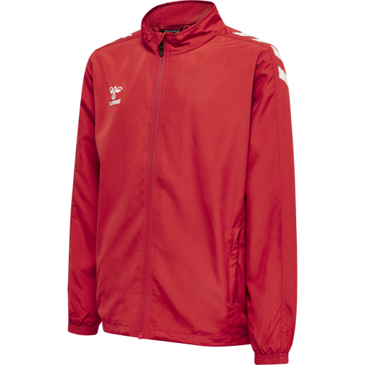 hmlCORE XK MICRO ZIP JACKET KIDS, TRUE RED, packshot