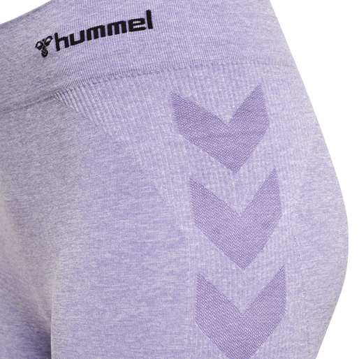 hmlCI SEAMLESS CYCLING SHORTS, LAVENDER MELANGE, packshot