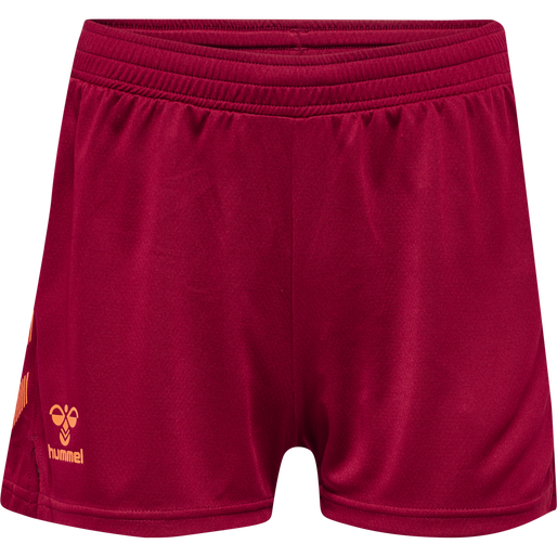 hmlONGRID POLY SHORTS WO, RHUBARB, packshot