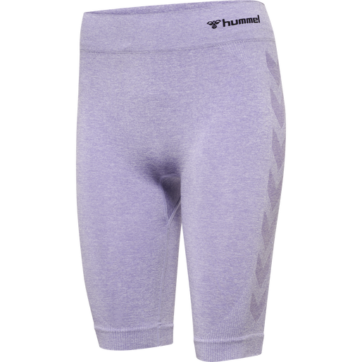 hmlCI SEAMLESS CYCLING SHORTS, LAVENDER MELANGE, packshot