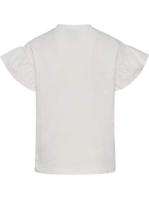 hmlKASANDRA T-SHIRT S/S, MARSHMALLOW, packshot