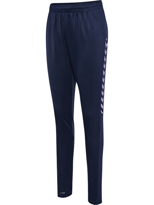 hmlSTALTIC TRAINING PANTS WOMAN, MARINE/PAISLEY PURPLE, packshot