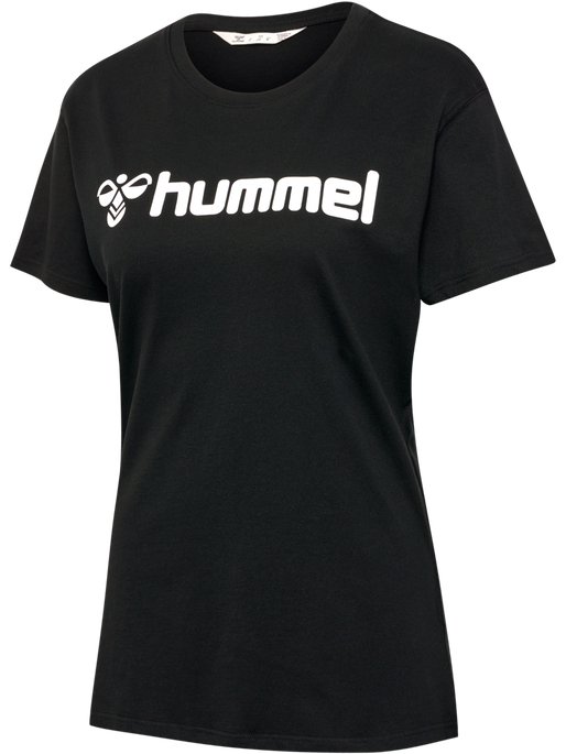 hmlGO 2.0 LOGO T-SHIRT S/S WOMAN, BLACK, packshot