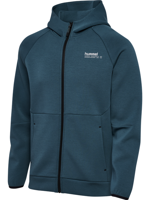 hmlTECH FLEECE REGULAR ZIP HOODIE, STARGAZER hmlTECH FLEECE REGULAR ZIP HOODIE, STARGAZER, packshot