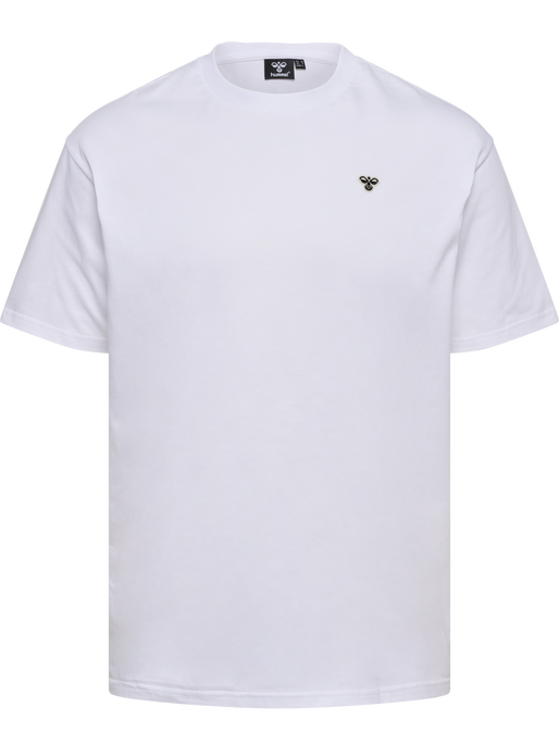 hmlLOOSE T-SHIRT BEE S/S, WHITE, packshot