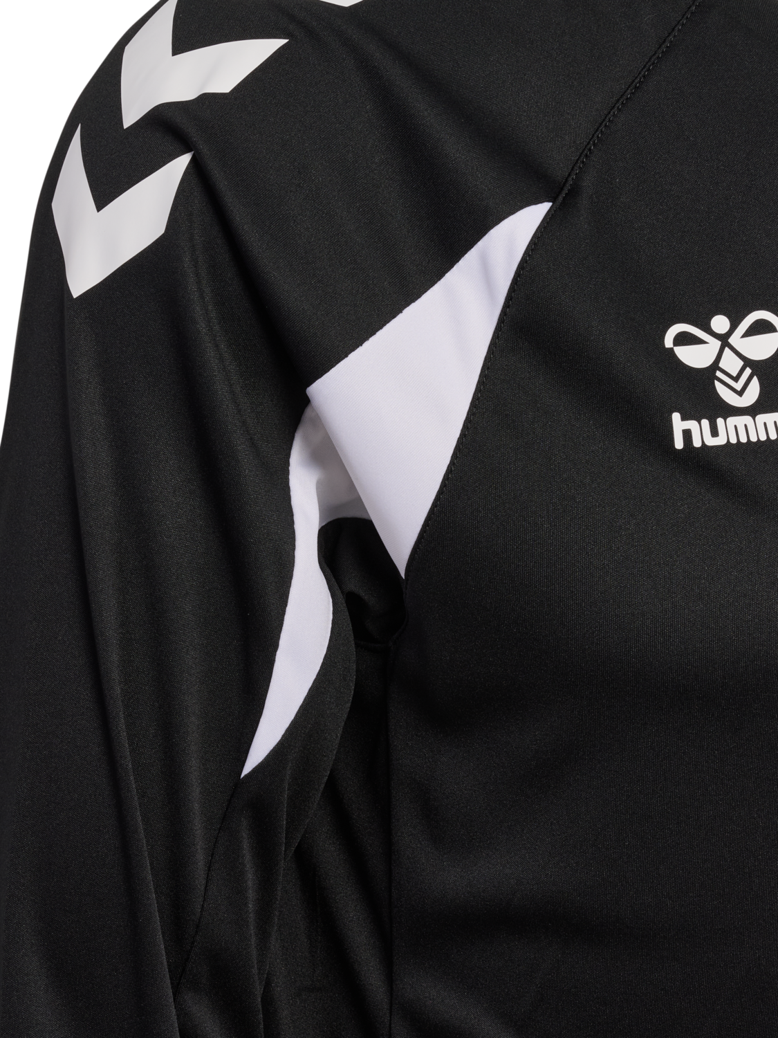 hmlCORE 2.0 JERSEY L/S, BLACK/WHITE, packshot