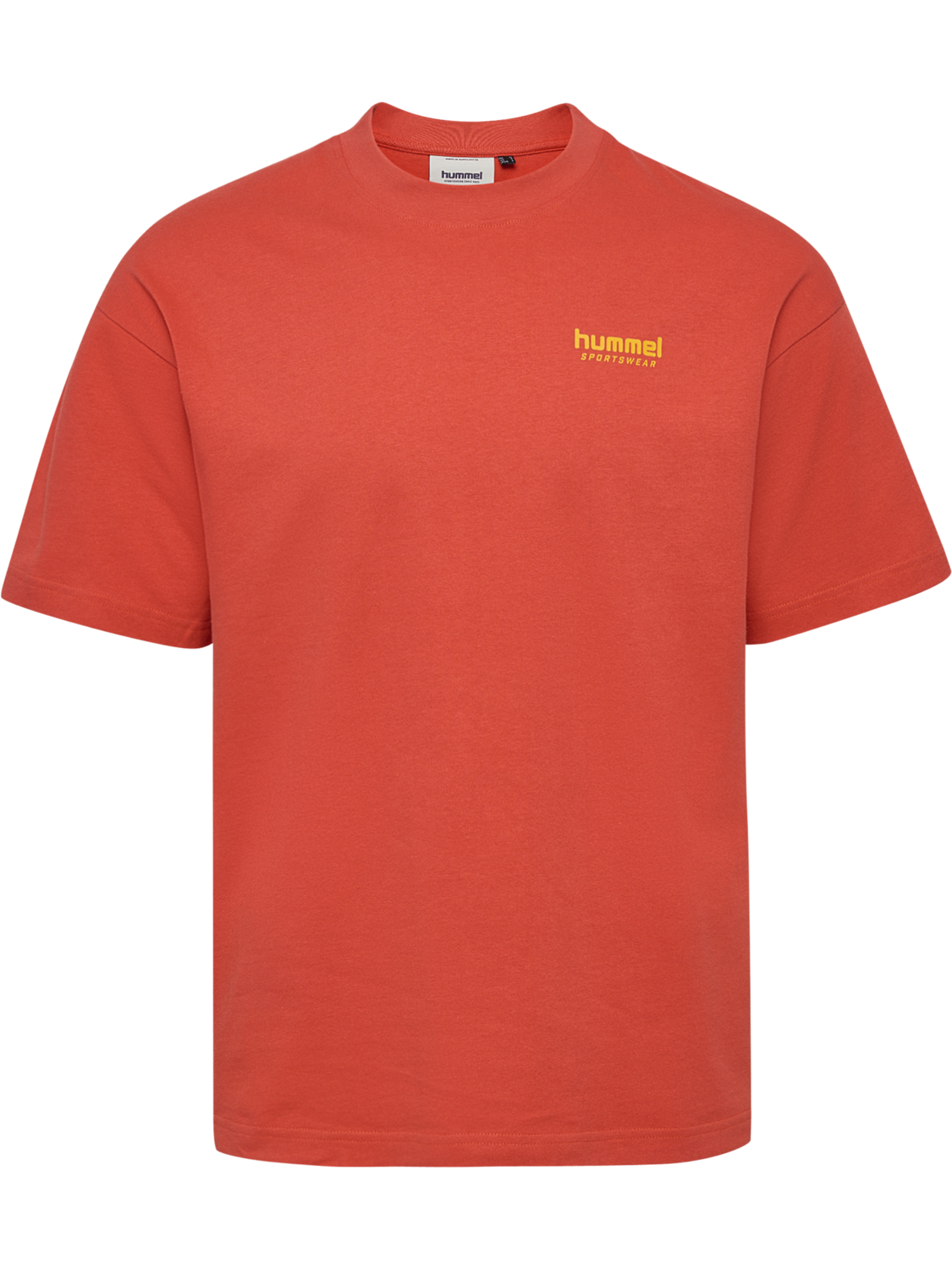 hmlLOOSE T-SHIRT S/S BEES STADIUM, PAPRIKA, packshot