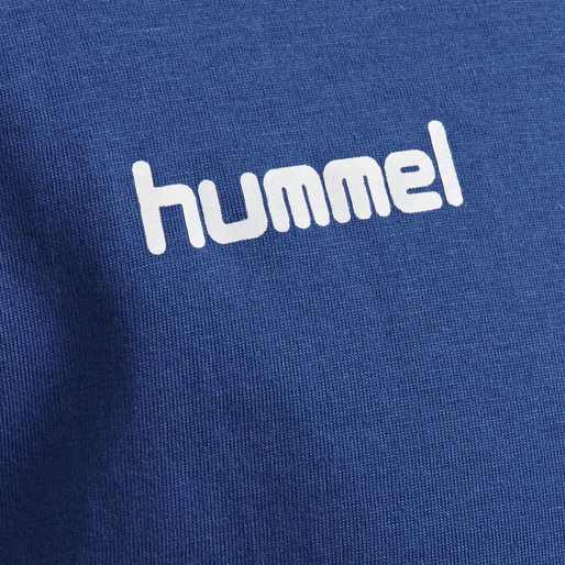 HMLGO COTTON T-SHIRT S/S, TRUE BLUE, packshot