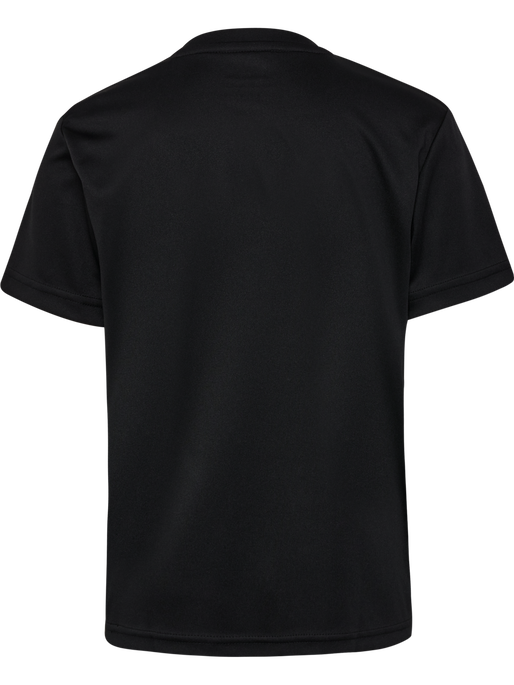 hmlLOGO JERSEY S/S KIDS, BLACK hmlLOGO JERSEY S/S KIDS, BLACK, packshot