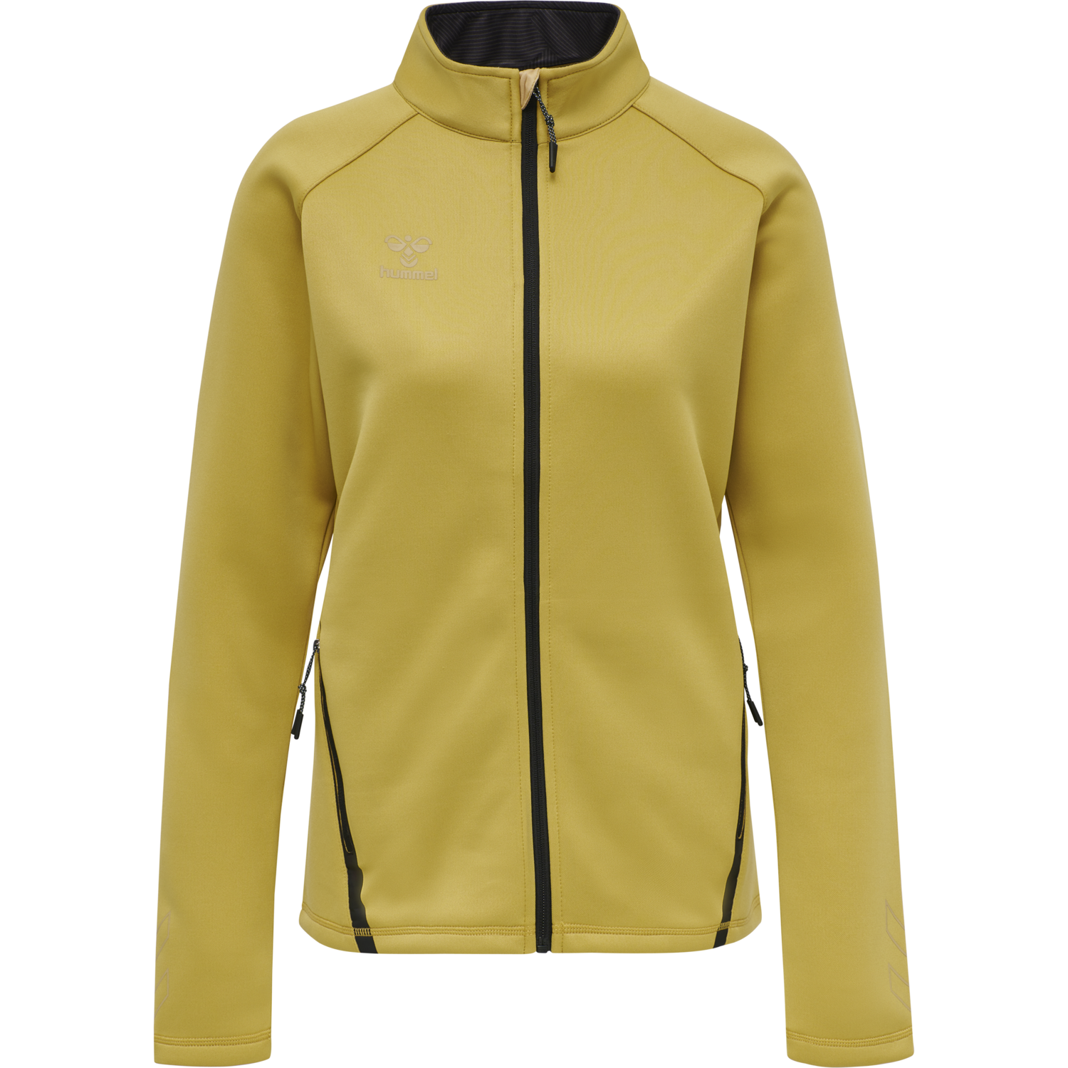 hmlCIMA XK ZIP JACKET WOMAN, ANTIQUE GOLD, packshot