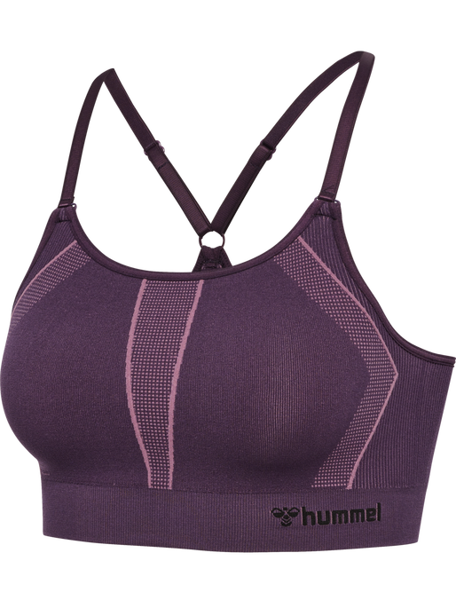 hmlMT POWER SEAMLESS SPORTS BRA, PLUM PERFECT, packshot