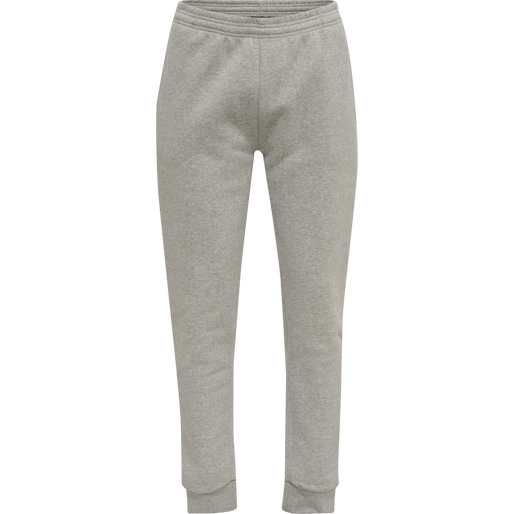 hmlRED BASIC SWEAT PANTS, GREY MELANGE, packshot