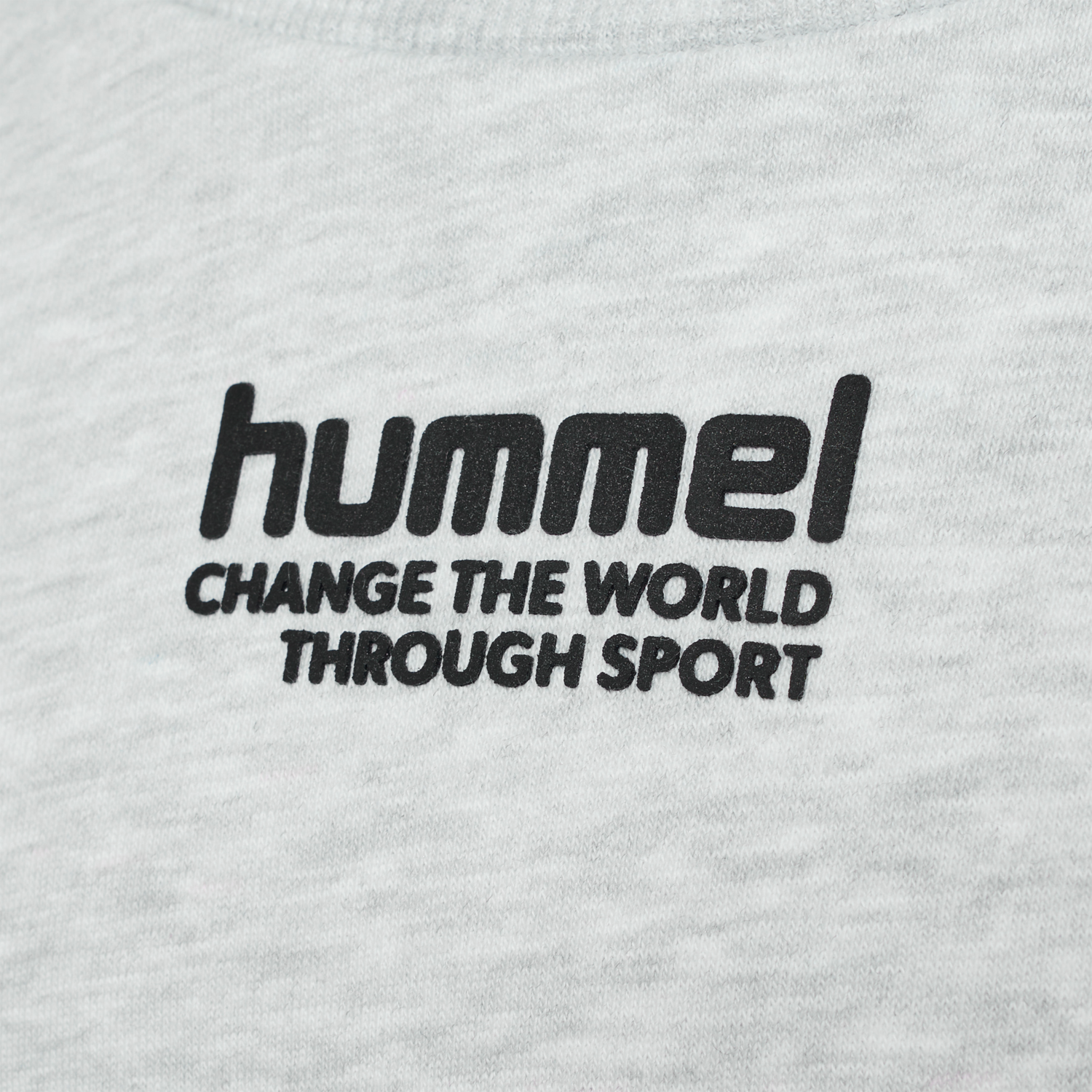 hmlPURE SWEATSHIRT, ULTRA LIGHT GREY MELANGE, packshot