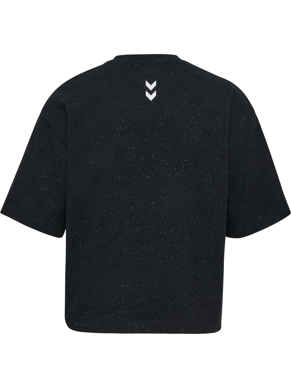 hmlMT ULTRA BOXY SHORT T-SHIRT, BLACK/MULTI COLOUR MELANGE, packshot