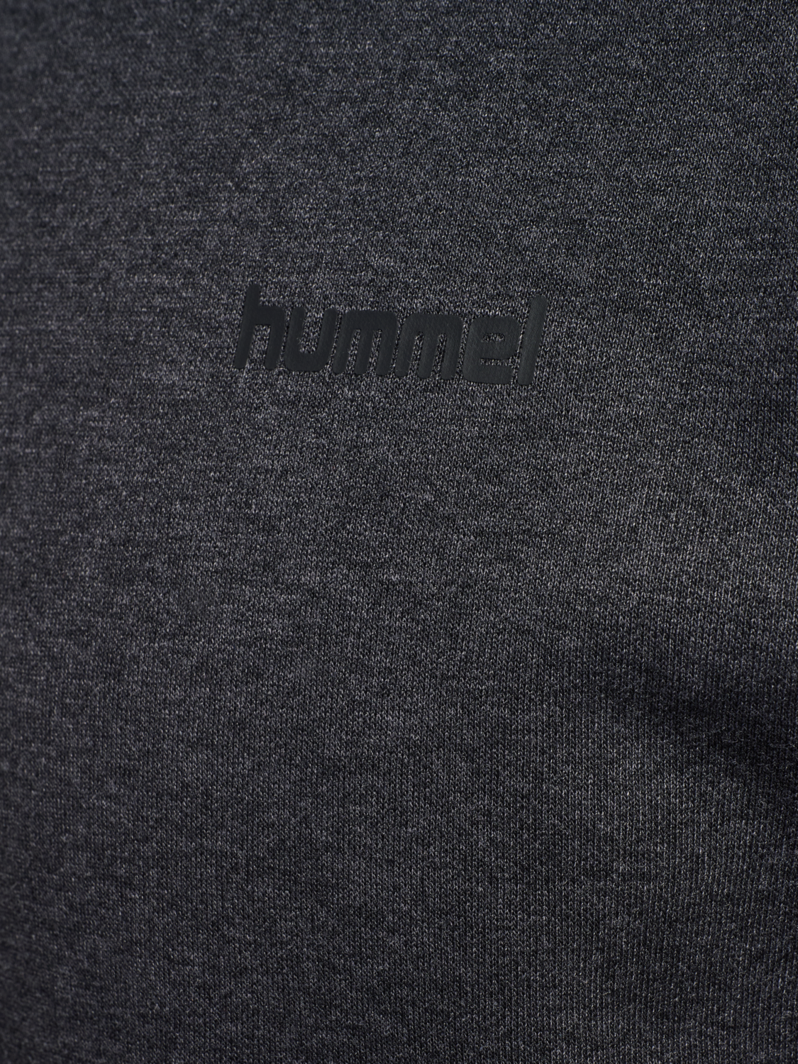 hmlCHEVRON ATHLETIC SWEATSHIRT, DARK GREY MELANGE, packshot
