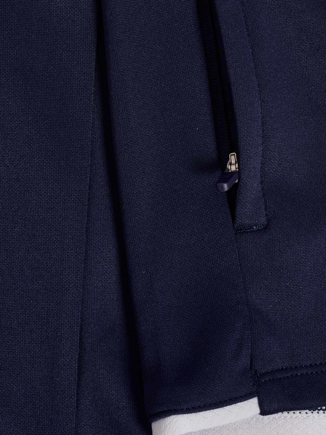 hmlCORE 2.0 ZIP HOODIE KIDS, MARINE/WHITE, packshot