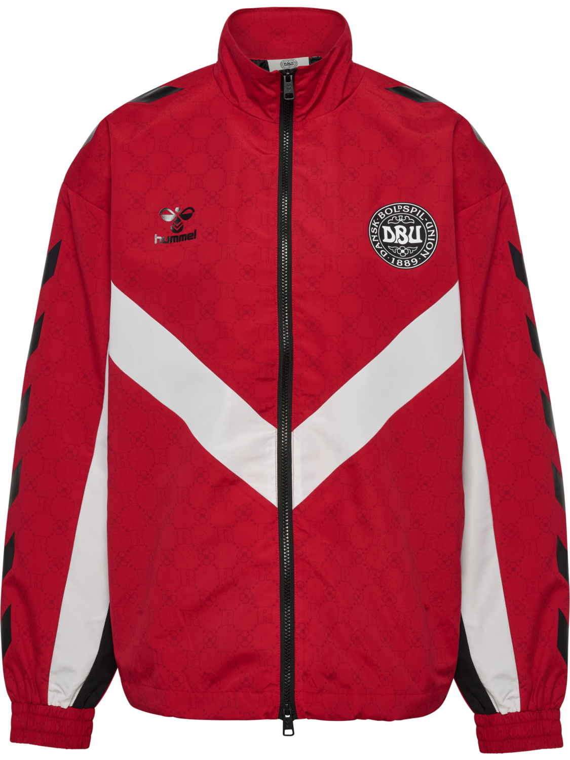 hmlTRACKSUIT JACKET DBU ROTATE, TANGO RED, packshot