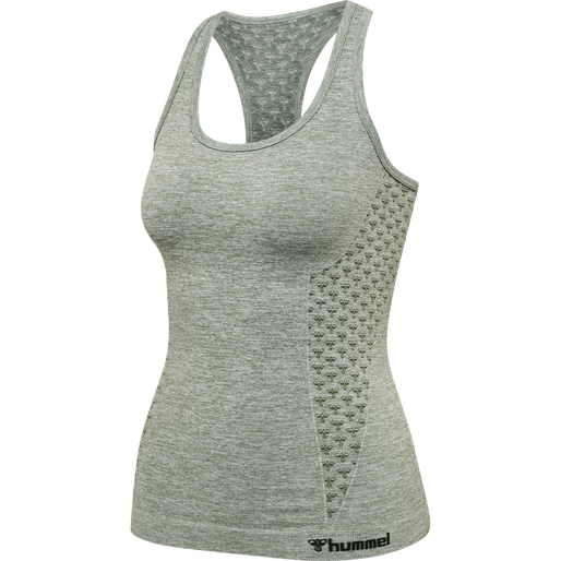 hmlCI SEAMLESS TOP, LILY PAD MELANGE, packshot