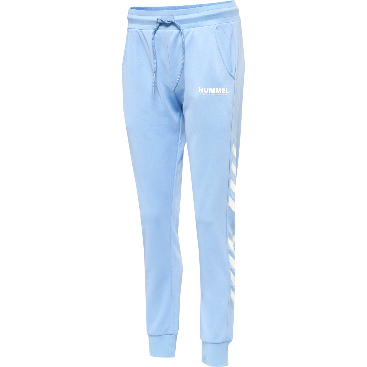 hmlLEGACY POLY WOMAN REGULAR PANTS, PLACID BLUE, packshot