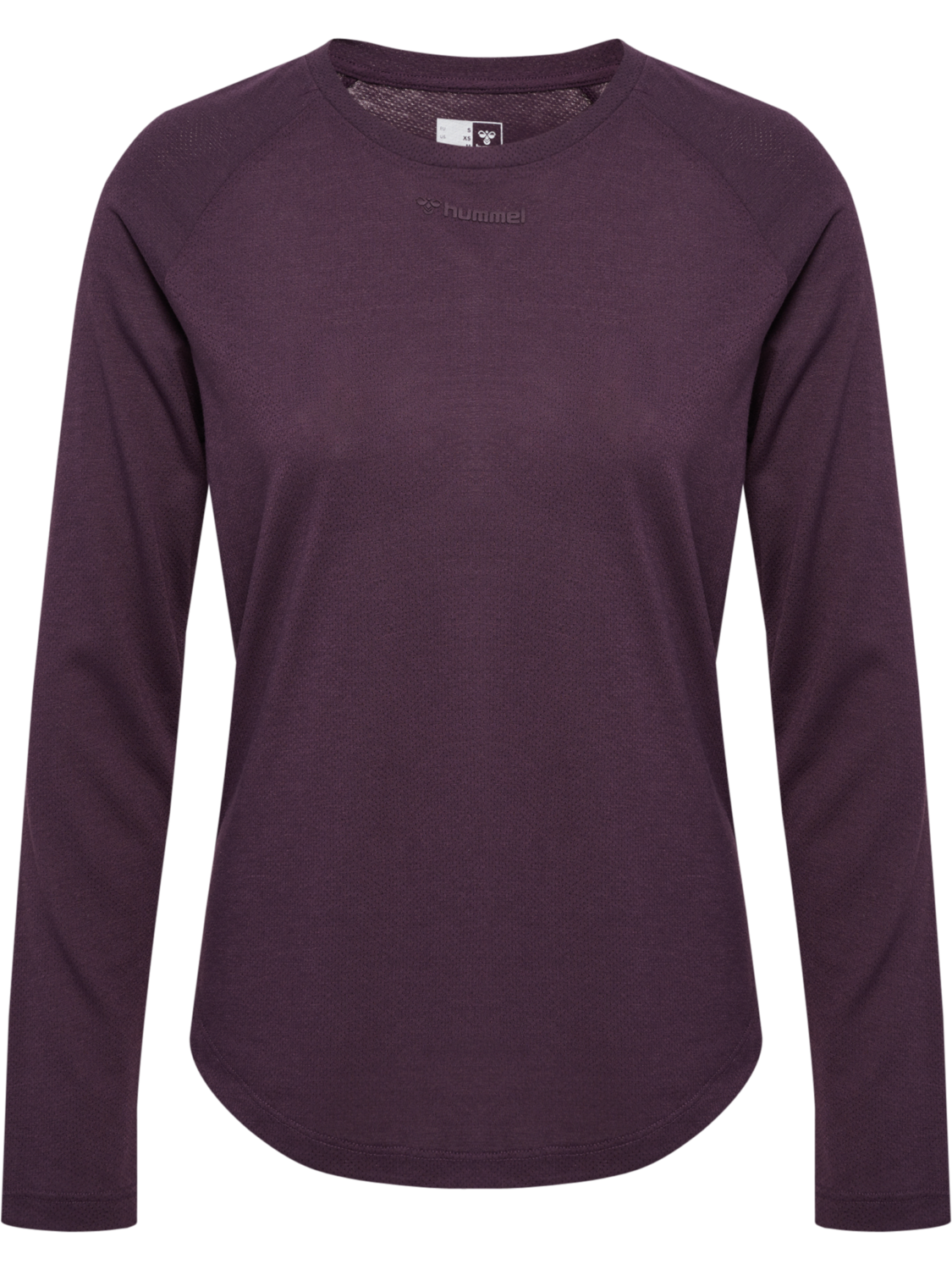 hmlMT VANJA T-SHIRT L/S, PLUM PERFECT, packshot