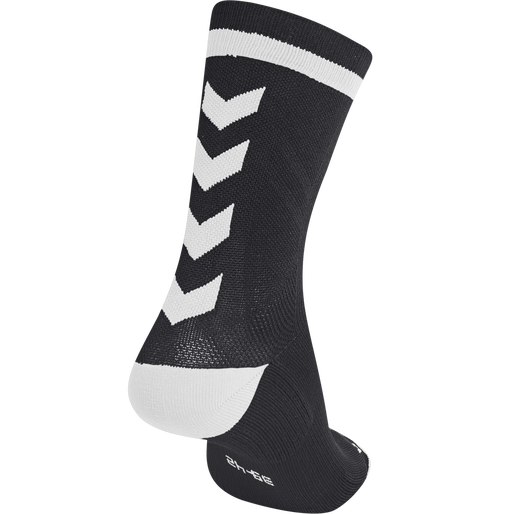 ELITE INDOOR SOCK LOW, BLACK/WHITE ELITE INDOOR SOCK LOW, BLACK/WHITE, packshot
