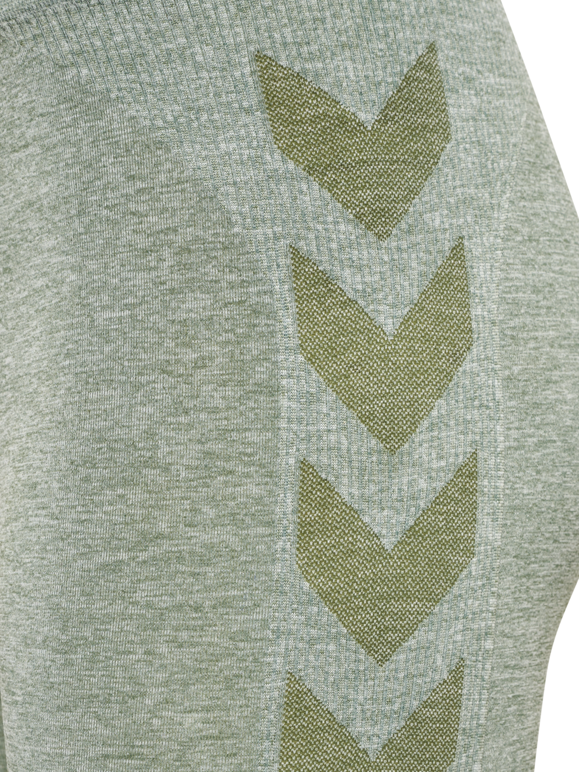 hmlCI SEAMLESS MID WAIST TIGHTS, LILY PAD MELANGE, packshot
