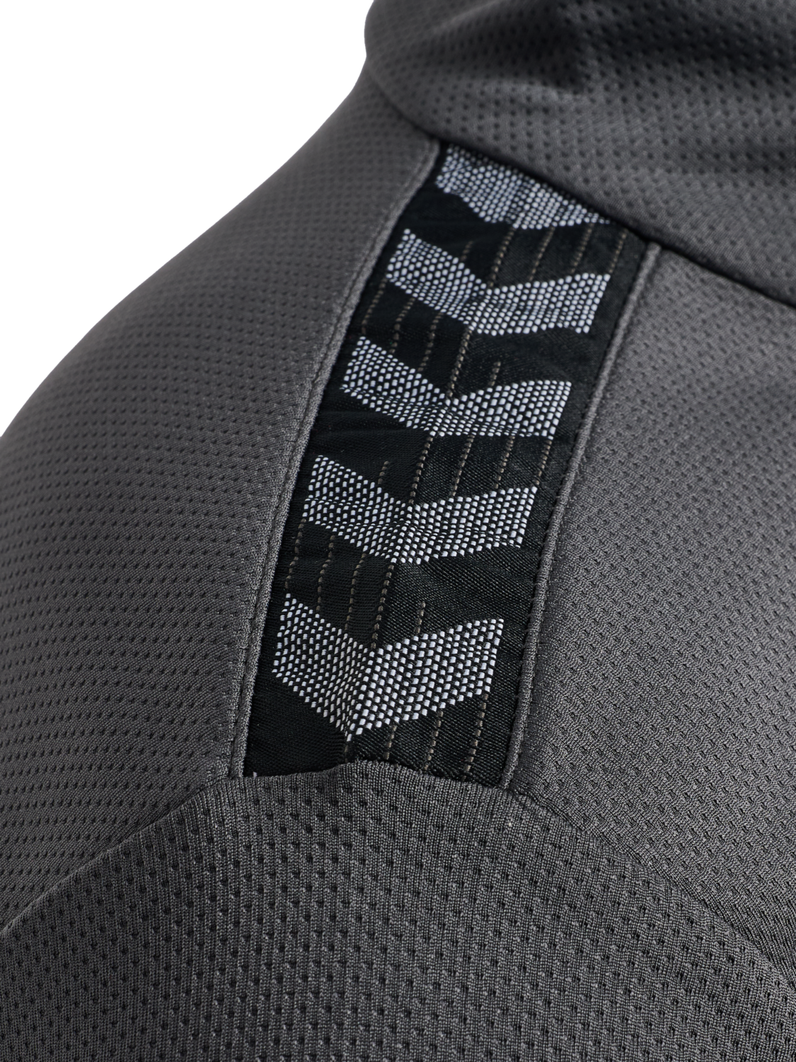 hmlAUTHENTIC HALF ZIP SWEAT, ASPHALT, packshot