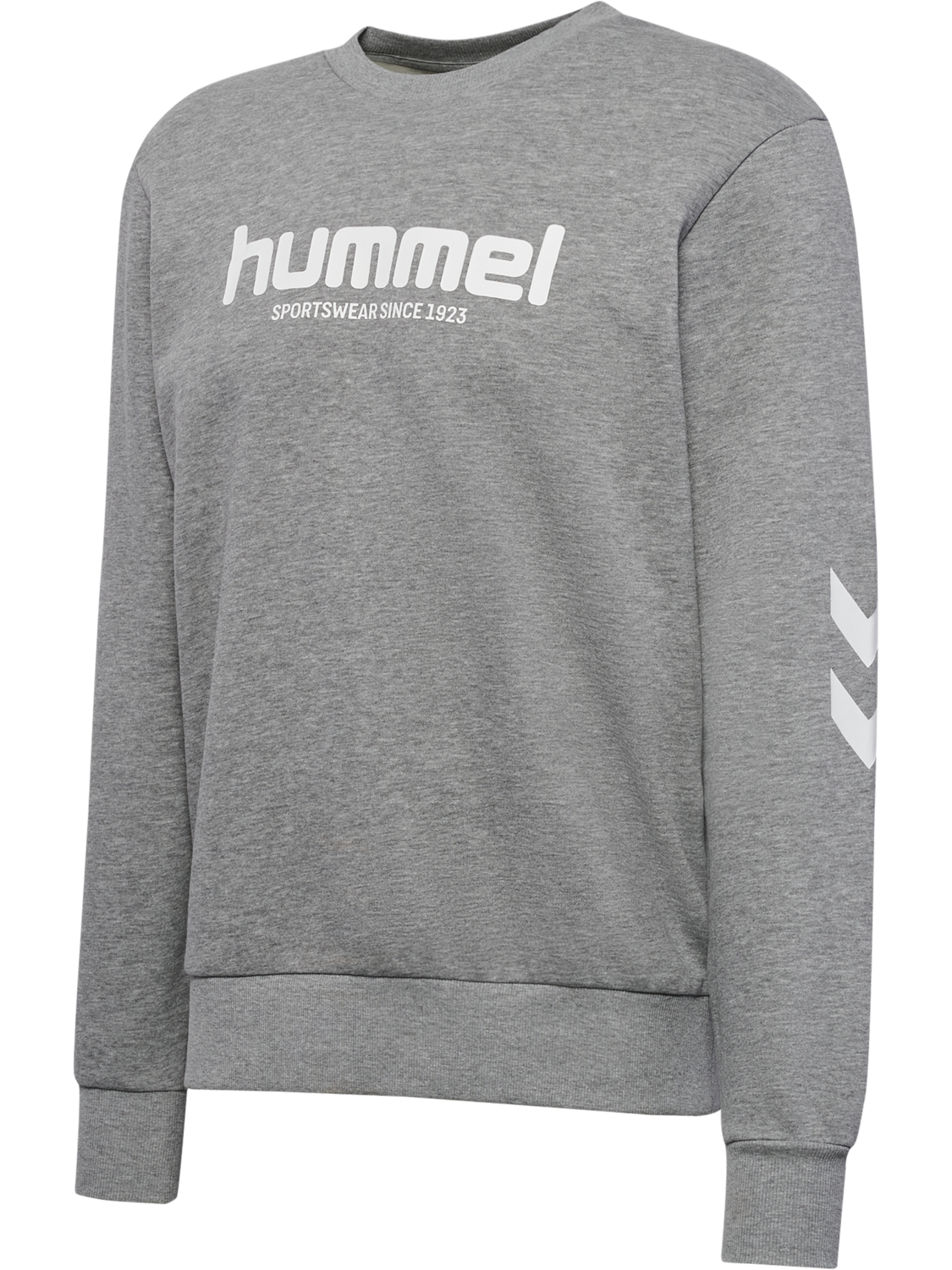 hmlLEGACY 2.0 SWEATSHIRT, GREY MELANGE, packshot