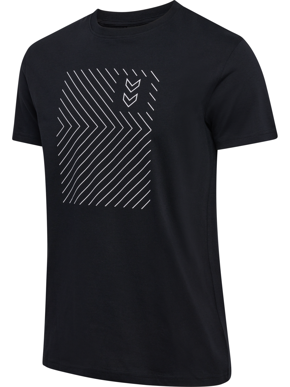 hmlACTIVE SQUARE CO TEE S/S, BLACK, packshot