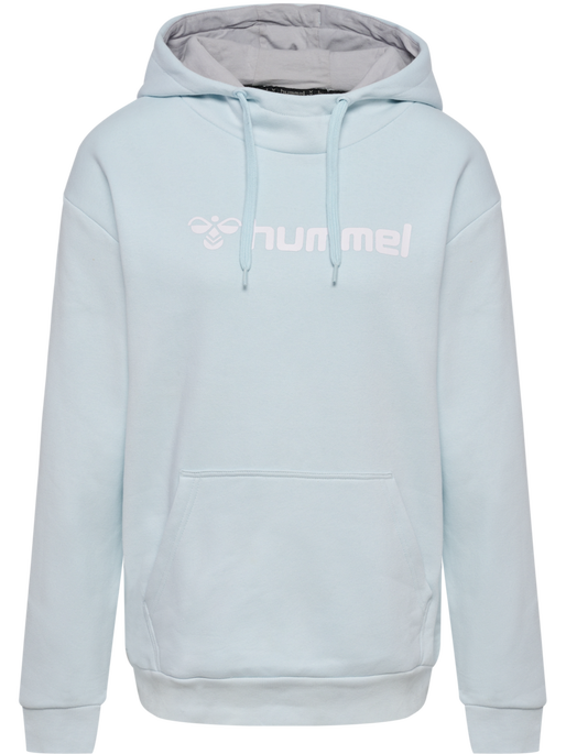 hmlMOVER COTTON HOODIE WOMAN, BABY BLUE, packshot