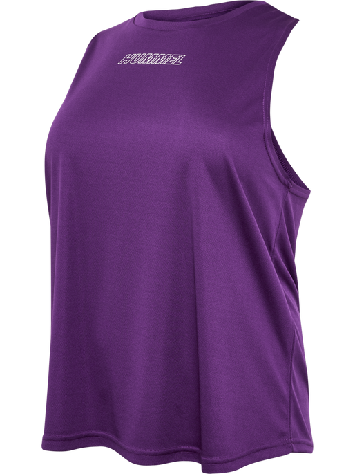 hmlTE CURVY TANKTOP PLUS, IMPERIAL PURPLE, packshot