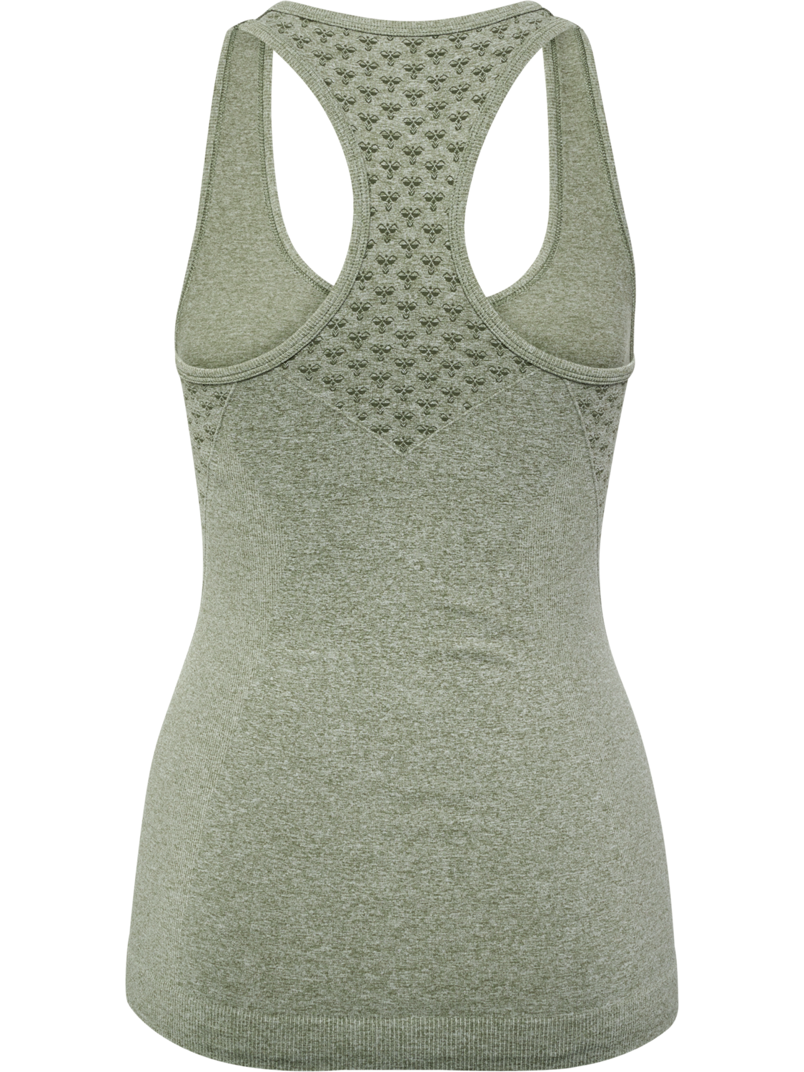 hmlCI SEAMLESS TOP, SEAGRASS MELANGE, packshot