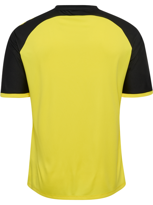 hmlMATCH LEAGUE JERSEY S/S, BLAZING YELLOW/BLACK, packshot