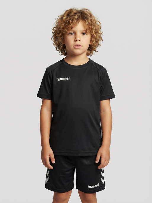 hmlPROMO KIDS SET, BLACK, model