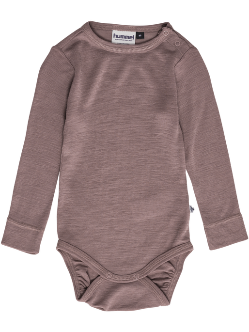 hmlMINI WOOL RIB BODY L/S, TWILIGHT MAUVE, packshot